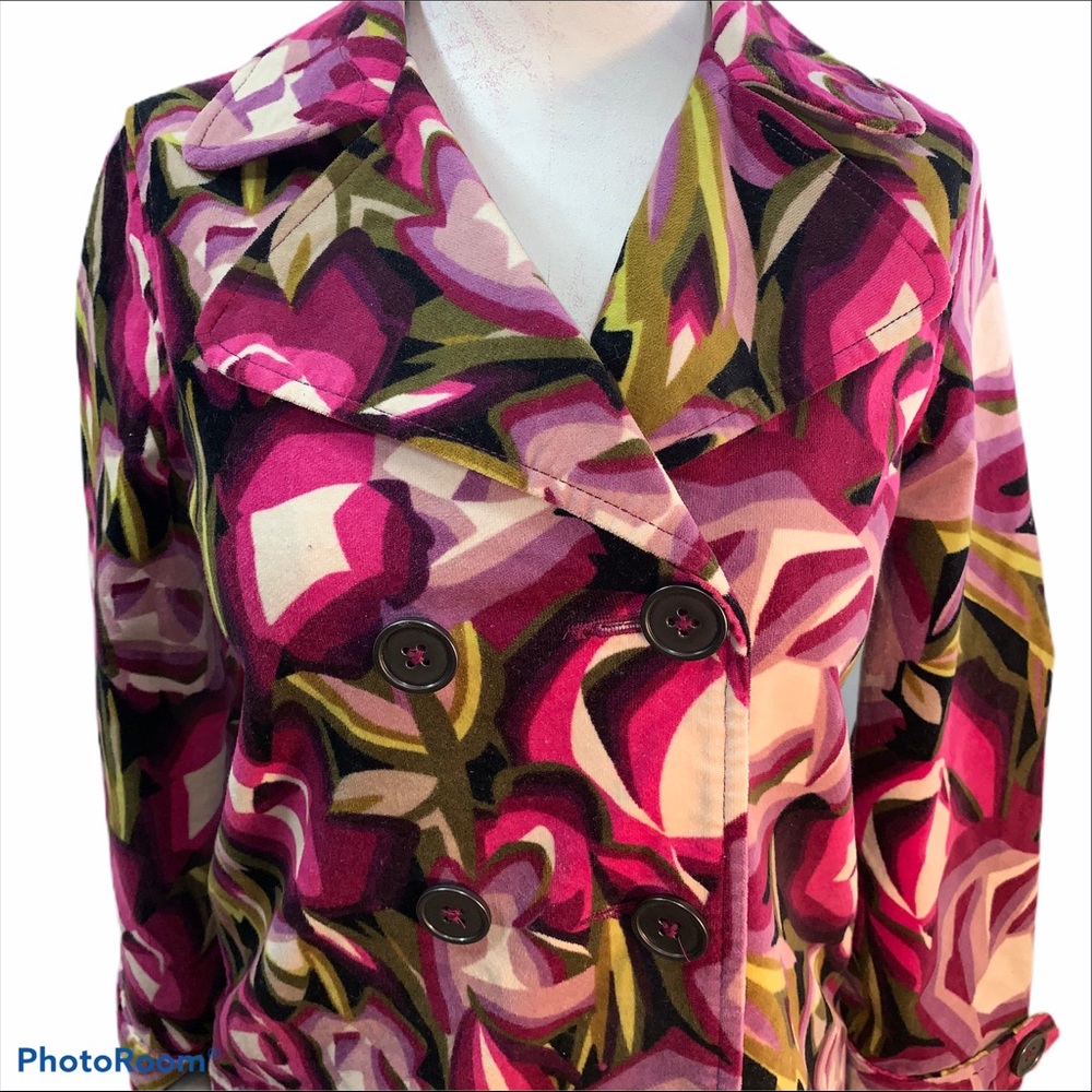 Missoni Jacket Multi-Color Button Down Size Med - image 2